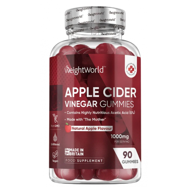 Weight World æblecidereddike Vingummier