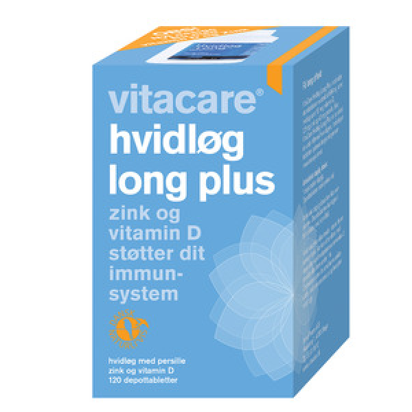 Vitacare Hvidløg Long Plus, 120 Depottabl.