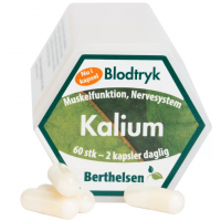 Berthelsen Kalium 300 mg 60 kaps.