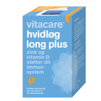 VitaCare Hvidlog Long Plus 120 depottabl.