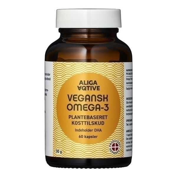 Aliga Aqtive Vegansk Omega-3 - 60 Kaps.