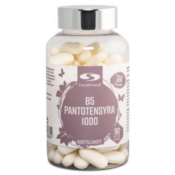 Healthwell B5 Pantotensyre 1000