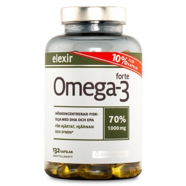 Elexir Omega-3 Højdosis Fiskeolie