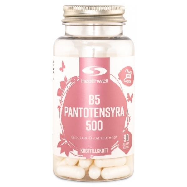 Healthwell B5 Pantotensyre 500