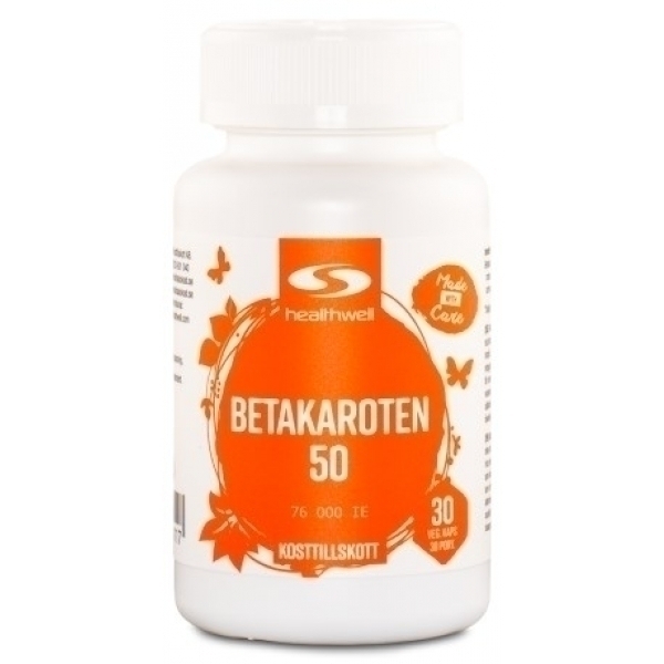 Healthwell Betacaroten 50