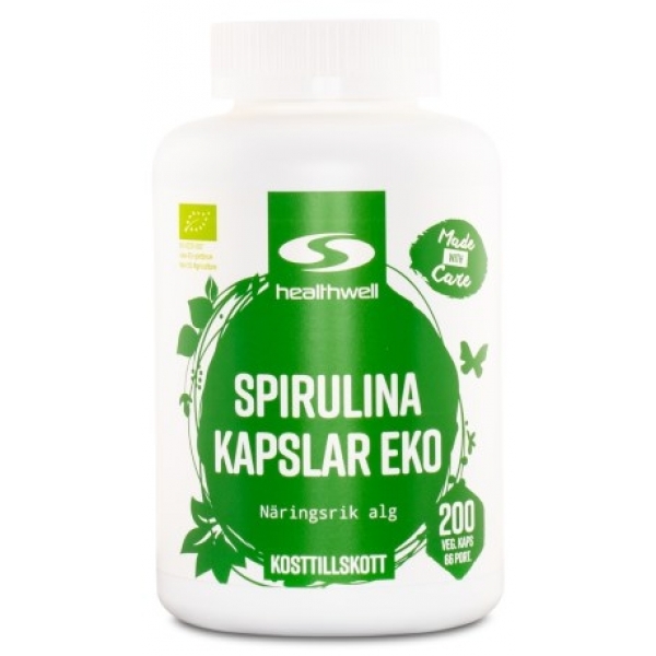 Healthwell Spirulina Kapsler
