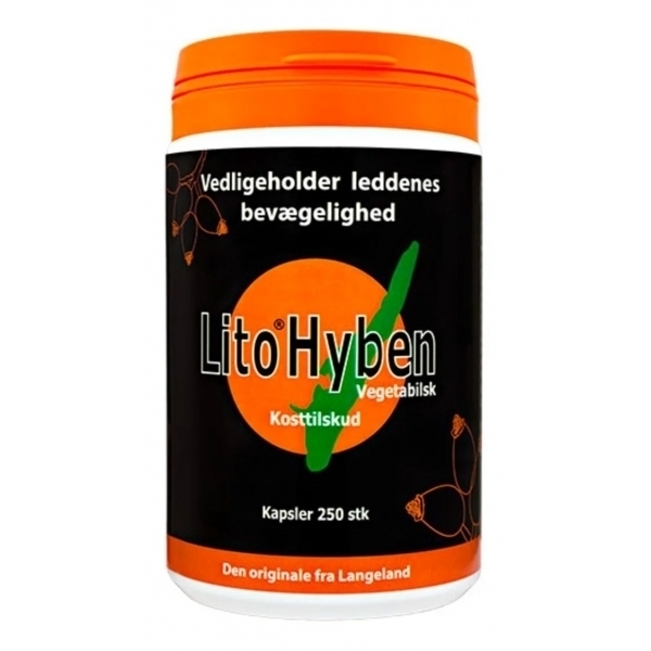 Lito Hyben Vegetabilske Kapsler - 250 Kaps.