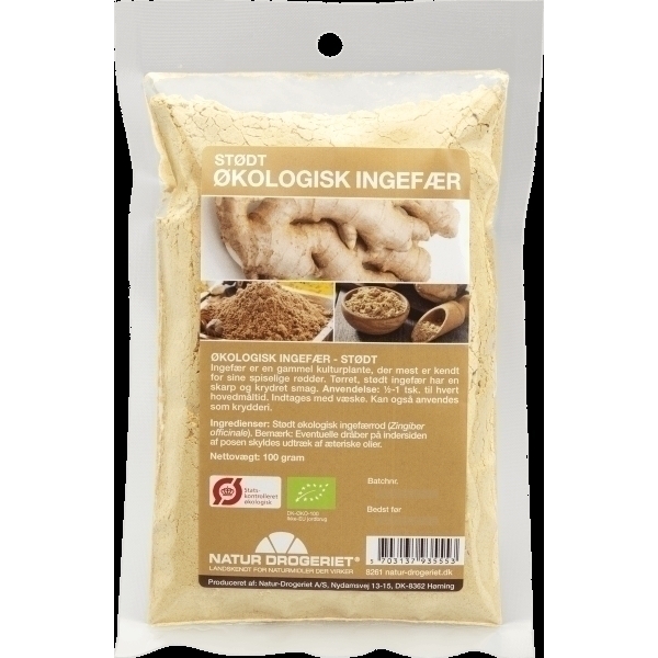 Natur-drogeriet Ingefær Stødt ø - 100 G.