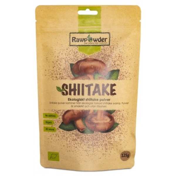 Rawpowder Shiitake-pulver øko