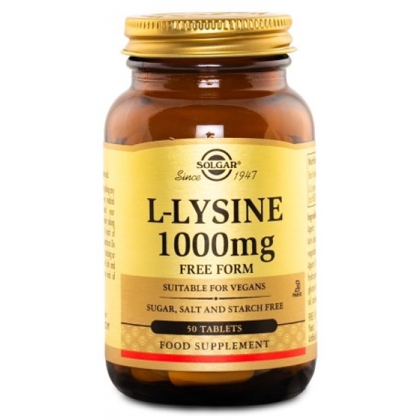  Solgar L-lysine 1000 Mg