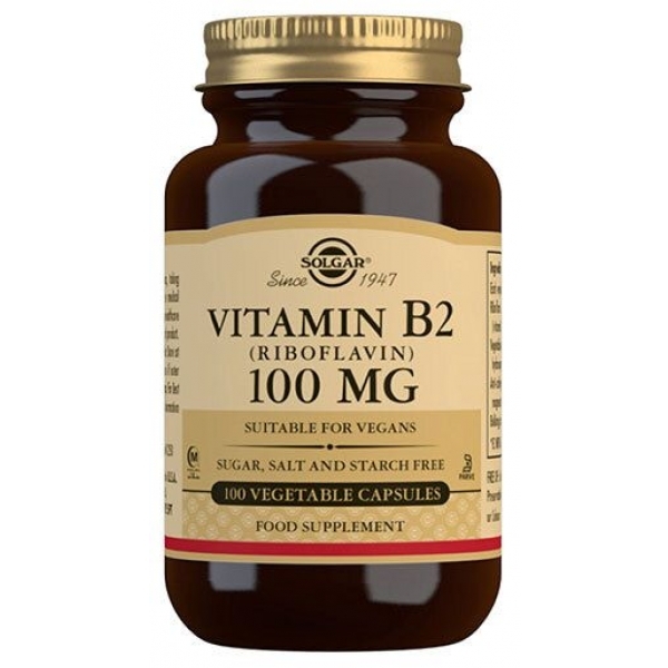 Solgar Vitamin B2 (riboflavin) - 100 Kap