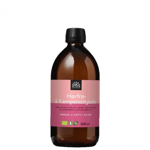 Urtekram Hørfrø- Og Natlysolie øko