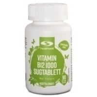 Healthwell Vitamin B12 1000 Sugetabletter
