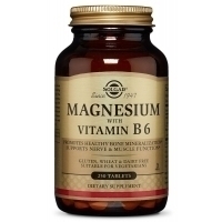 Solgar Magnesium med vitamin B6 - 250 tabl.